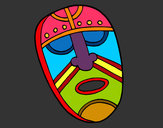 Dibujo Máscara embobada pintado por amalia