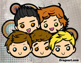Dibujo One Direction 2 pintado por leslii