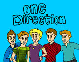 Dibujo One Direction 3 pintado por amalia