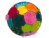 Dibujo Pelota de fútbol II pintado por Mejorarte