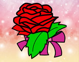 Dibujo Rosa, flor pintado por -Princesa-