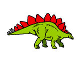 Dibujo Stegosaurus pintado por HectorNava