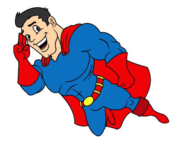 Mi dibujo de super-man ¡ Calificalo !