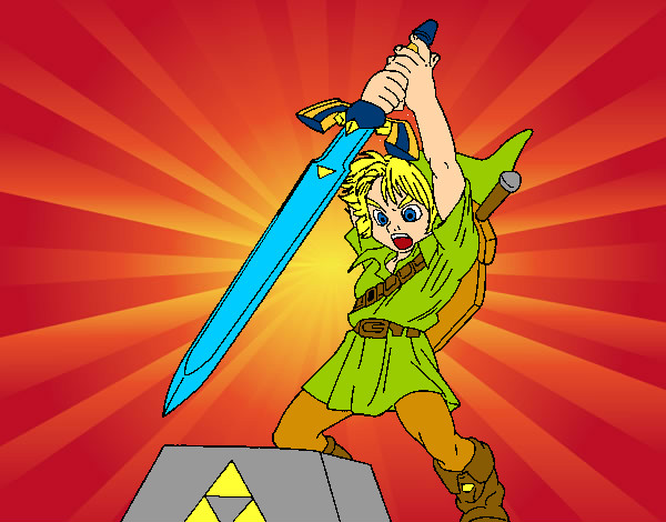 Dibujo Zelda pintado por DJgoku