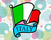 Dibujo Bandera de Italia pintado por lucia12
