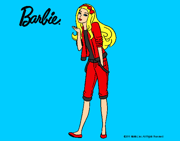 Barbie con look casual