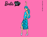 Dibujo Barbie flamenca pintado por martams