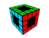 Dibujo Cubo de Rubik pintado por ferny16