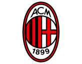 Dibujo Escudo del AC Milan pintado por juan23