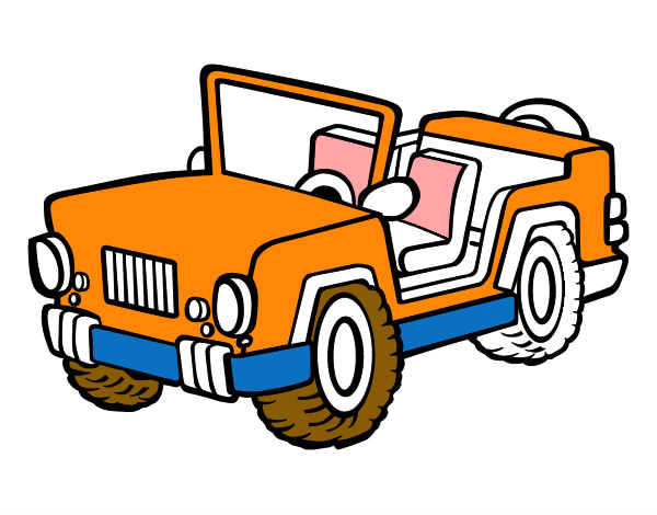 Dibujo Jeep pintado por nayelhis