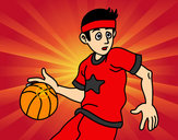 Dibujo Jugador de básquet junior pintado por carol2916