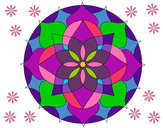 Dibujo Mandala 14 pintado por Akasha