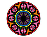 Dibujo Mandala flor pintado por gianfer