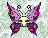 Dibujo Mariposa Emo pintado por indiralupe