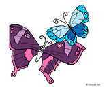Dibujo Mariposas pintado por poleperez