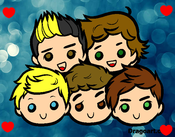 Dibujo One Direction 2 pintado por ana_horan 