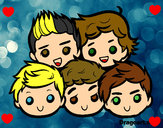 Dibujo One Direction 2 pintado por ana_horan 
