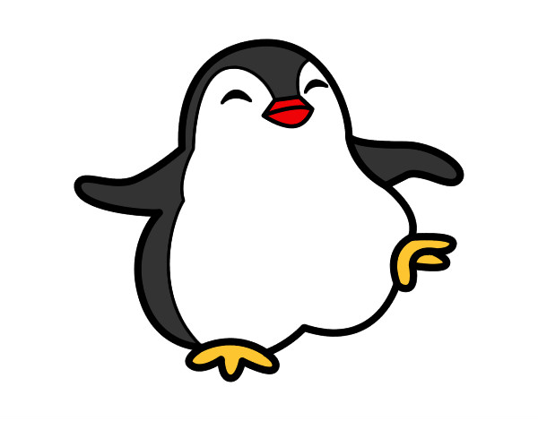 Dibujo Pingüino bailando pintado por mariolapr
