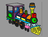 Dibujo Tren 3 pintado por TIKYC