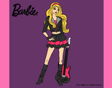 Dibujo Barbie rockera pintado por ariani17