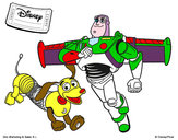Dibujo Buzz y Slinky pintado por SUPERELIAS