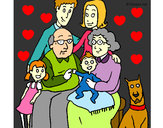 Dibujo Familia pintado por LovePaint