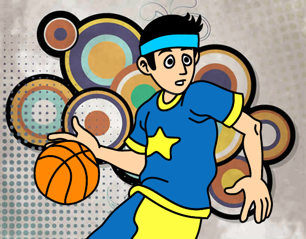 Dibujo Jugador de básquet junior pintado por wandithaa
