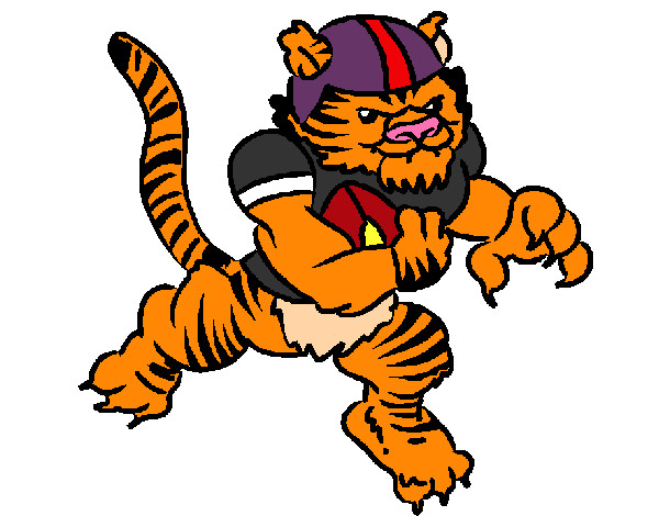 Dibujo Jugador tigre pintado por marcia99