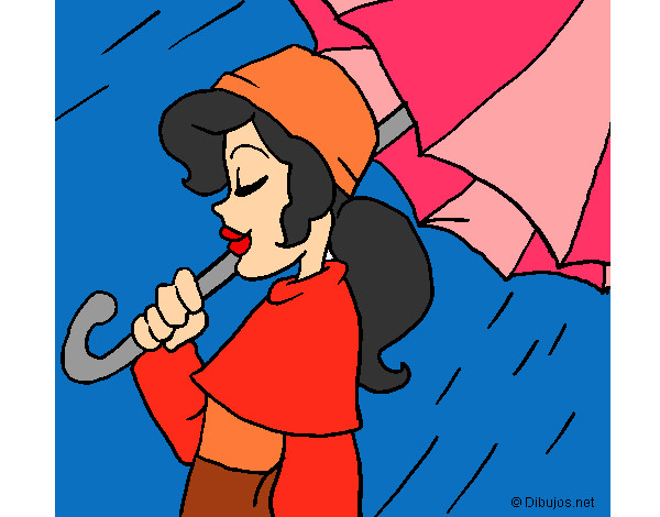 Lady in the Rain