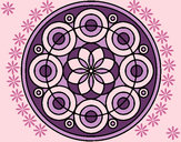 Dibujo Mandala 35 pintado por maudis