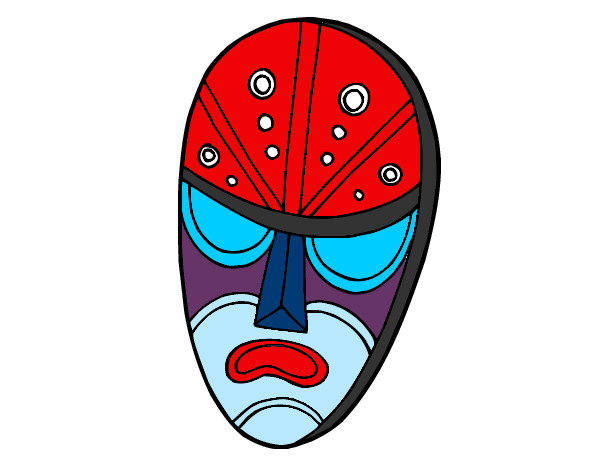 Dibujo Máscara enfadada pintado por SUPERELIAS