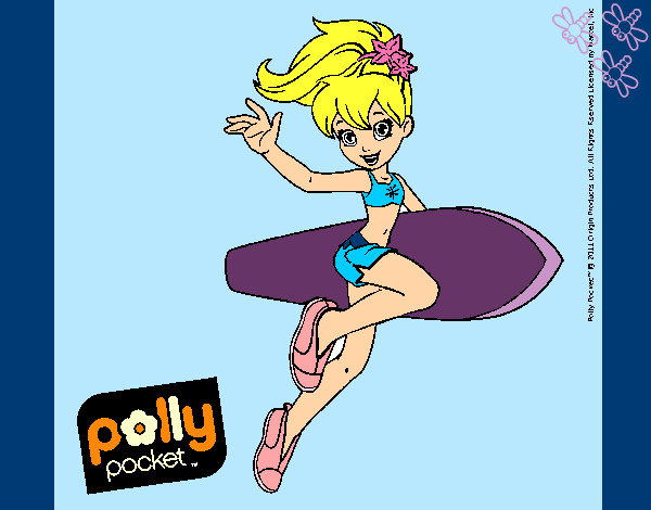 Dibujo Polly Pocket 3 pintado por lili101030