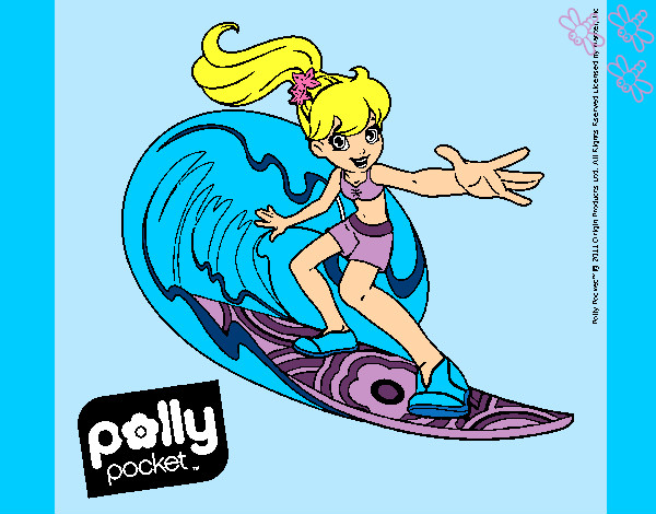 Dibujo Polly Pocket 4 pintado por lili101030