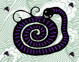 Dibujo Signo de la serpiente pintado por Ingrit 