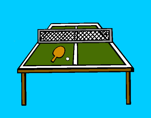 Dibujo Tenis de mesa 1 pintado por lolitaayal