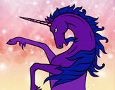 Dibujo Unicornio salvaje pintado por celestekry