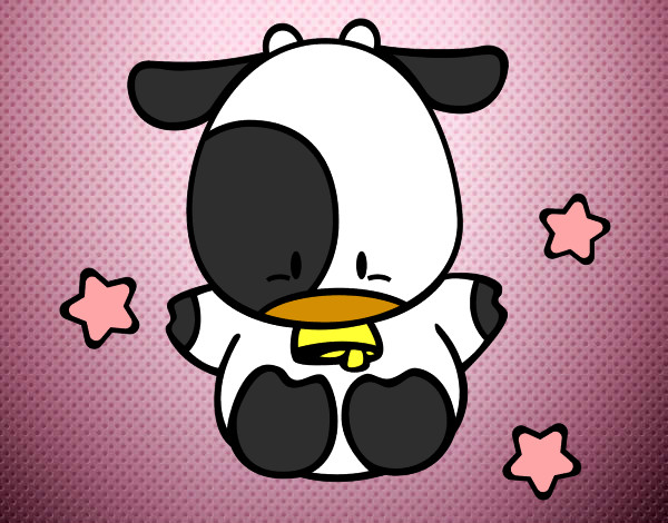 Dibujo Vaca pequeña pintado por LeilaKitty