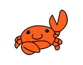 Dibujo Acuarel el cangrejo pintado por rossy10