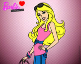 Dibujo Barbie casual pintado por liz0412