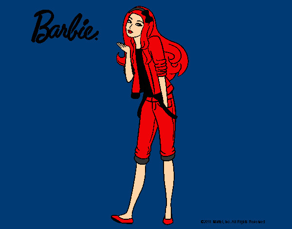 Barbie con look casual