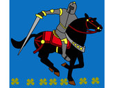 Dibujo Caballero a caballo IV pintado por ianalex