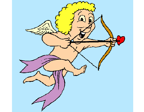 Dibujo Cupido alegre pintado por Charini
