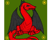 Dibujo Dragón 2 pintado por lessmi