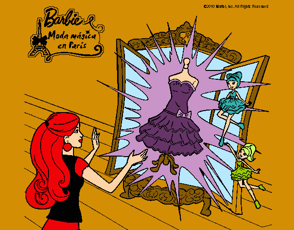 El vestido mágico de Barbie