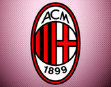 Dibujo Escudo del AC Milan pintado por franking
