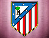 Dibujo Escudo del Club Atlético de Madrid pintado por tiburon19