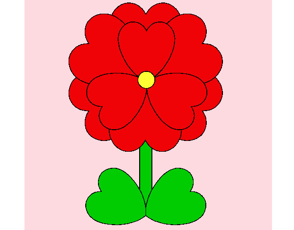 flor de corazon