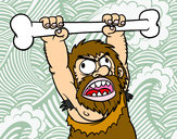 Dibujo Homo sapiens enfadado pintado por franking