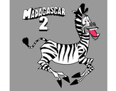 Dibujo Madagascar 2 Marty 1 pintado por bachi00000
