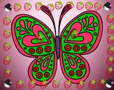 Dibujo Mandala mariposa pintado por fanny123